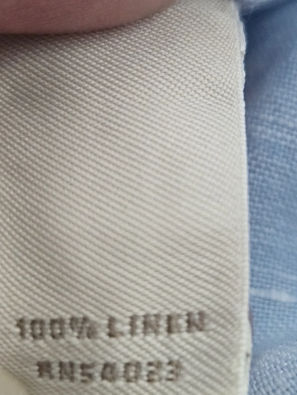 Banana Republic‎ Mens Light Blue Linen Button Up Sz XL Euro Summer Lightweight